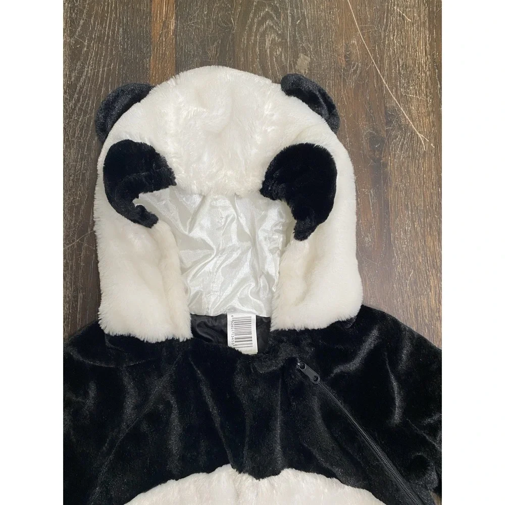 Kids Panda Bear Costume Sz 4-5T Wild Animal Halloween Dress Up